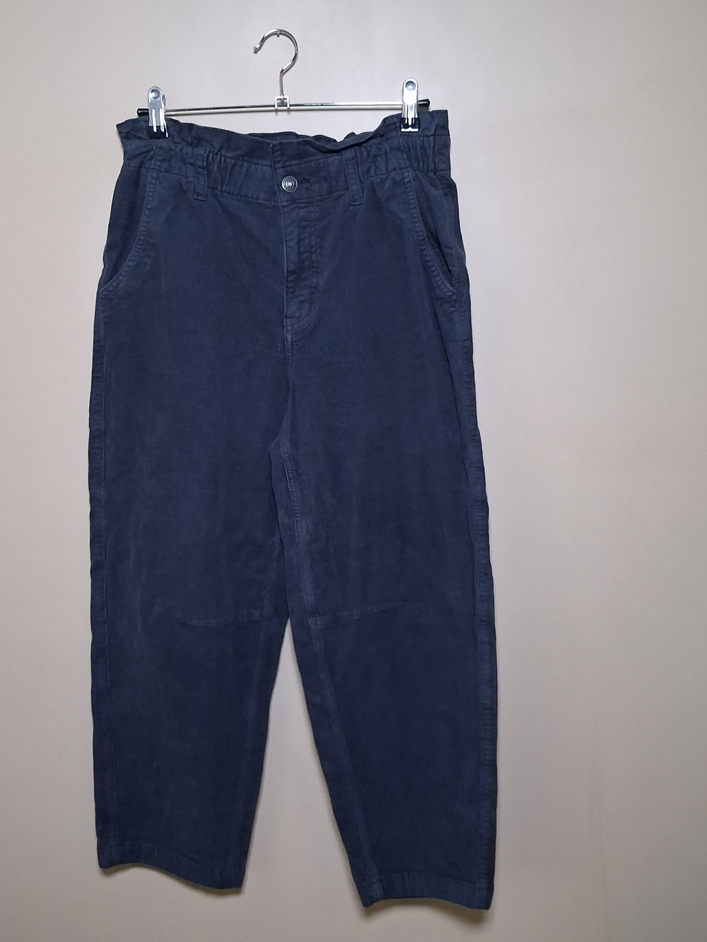 American Eagle Outfitters Corduroy Paper Bag Barrel Leg Pants; Size 4 Short
